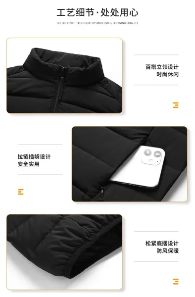 Alo Lightweight Puffer Vest Black Outerwear.vest - 14