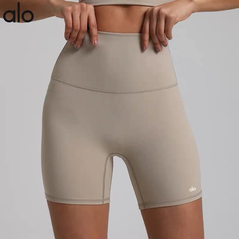 Alo High-Waisted Biker Shorts Emerald Green - 18