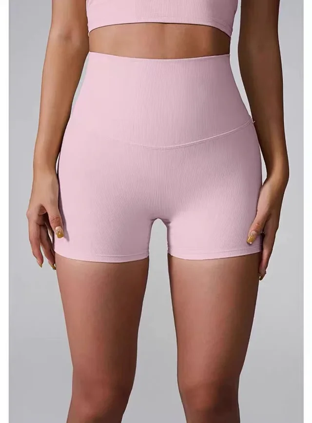 Alo Yoga Shorts High-waisted crossover-back cutout biker product detail image 29