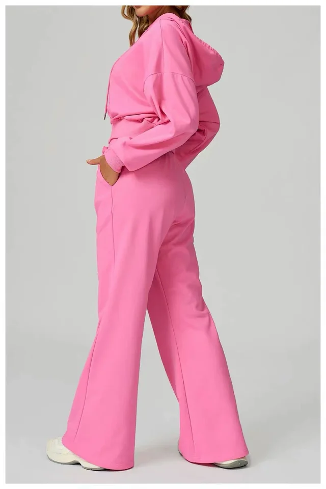 Alo Yoga Trousers Drawstring Wide-Leg Pocket product detail image 23