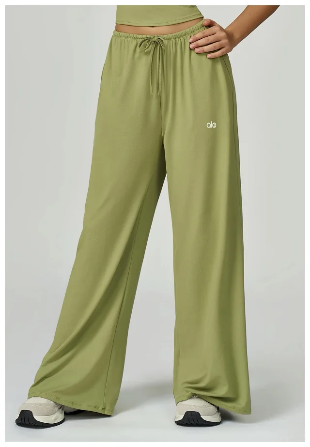 alo Trousers Wide-Leg Drawstring product detail image 28