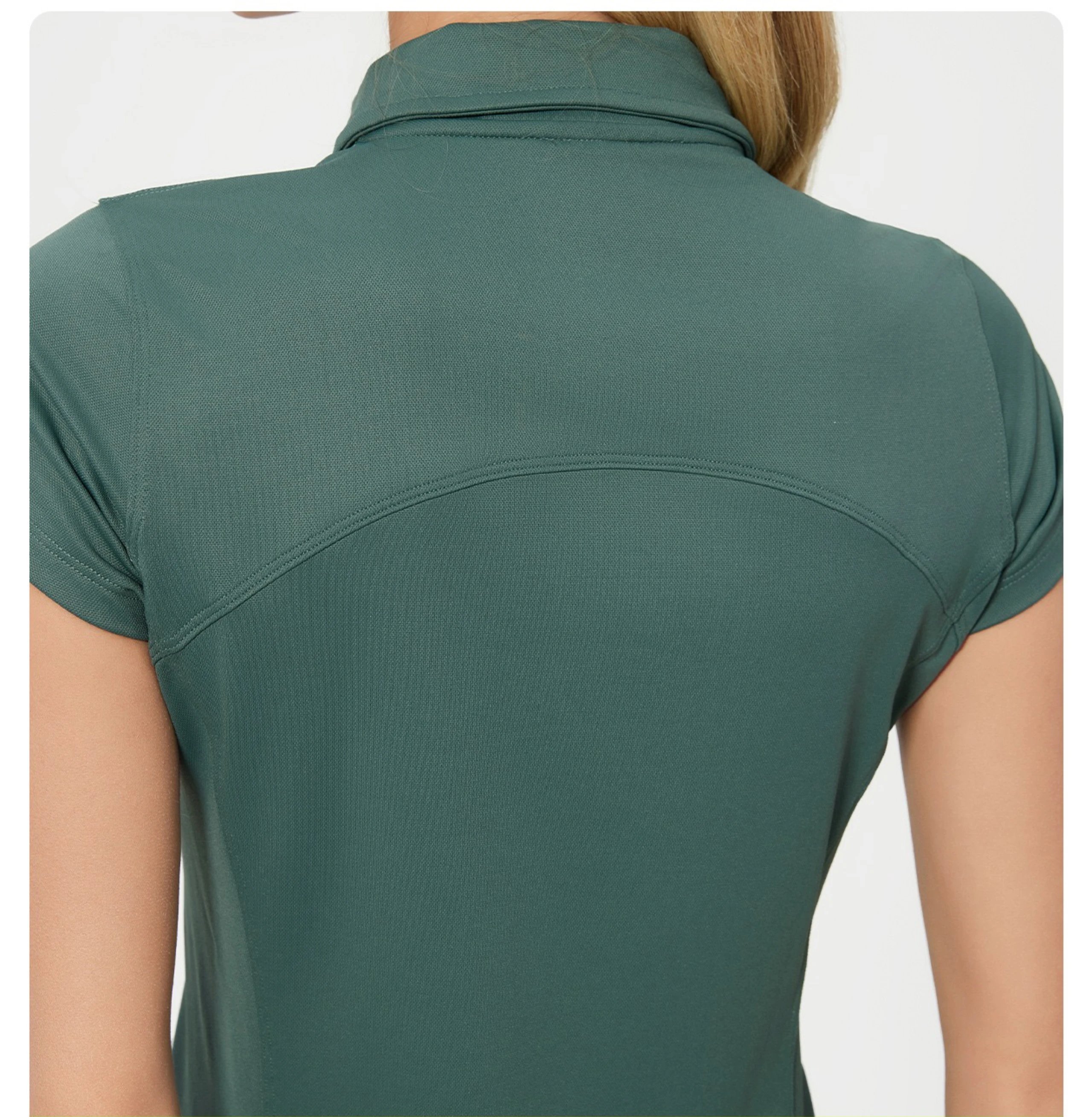Alo Dresses Short-Sleeve Polo Mini Dress image 6