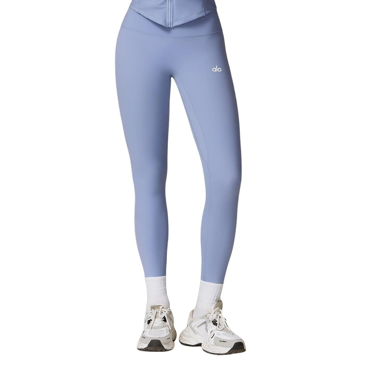 Alo Yoga Trousers High-Waisted Fleece-Lined Leggings image 5