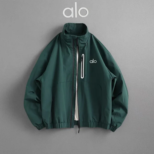 Alo Jackets Stand-Collar Zip Jacket with Chest Pocket product detail image 1