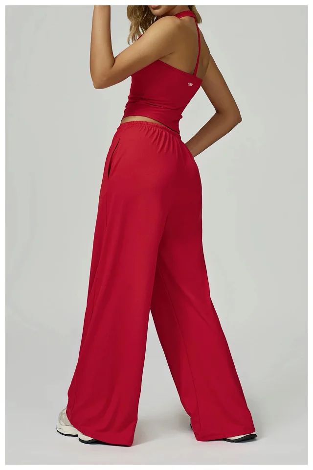 alo Trousers Wide-Leg Drawstring product detail image 32