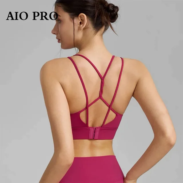 Alo Underwear Strappy Back Fixed-Cup Sports Bra product detail image 7