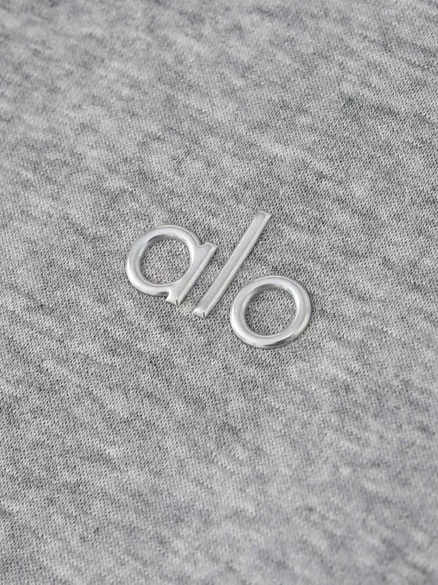 Alo Yoga Tracksuits Zip-up hooded sweatshirt and straight-leg sweatpants set product detail image 10