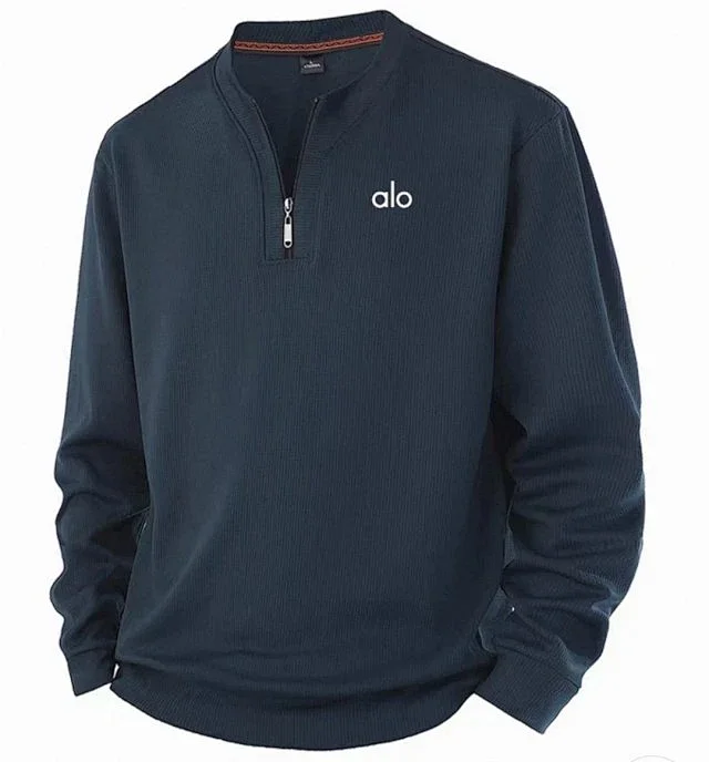 Alo Yoga Hoodies & Sweatshirts Ribbed Quarter-Zip Pullover Sweatshirt product detail image 21