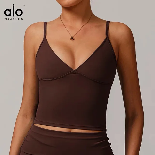 Alo Yoga Underwear DWX8998 V-Neck Sports Bra product detail image 14