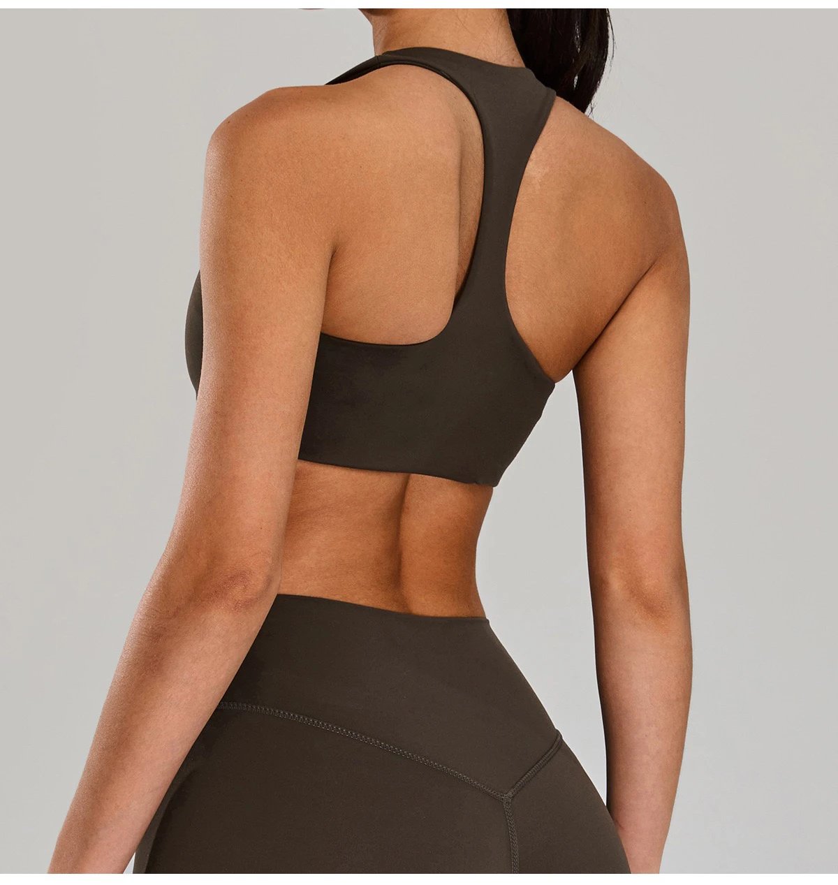 Alo Yoga High-Neck Sports Bra Black Activewear - 29