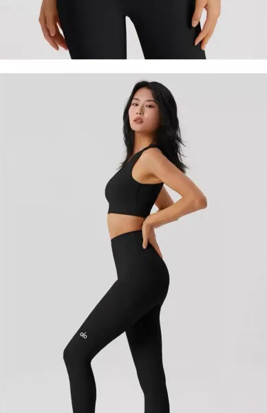 Alo Yoga Cross-Back Sports Bra Matcha Green Activewear - 30