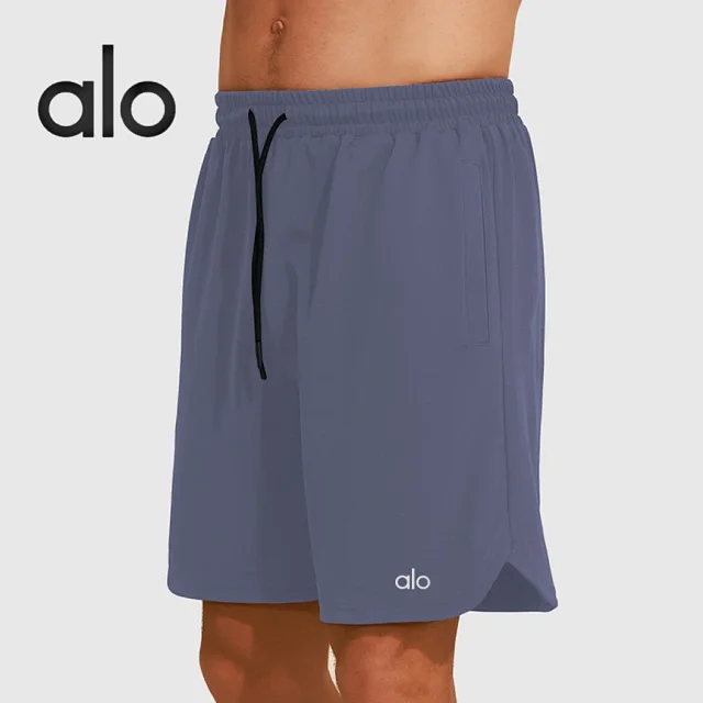 Alo Shorts Elastic Drawstring Athletic with Side Slits product detail image 2