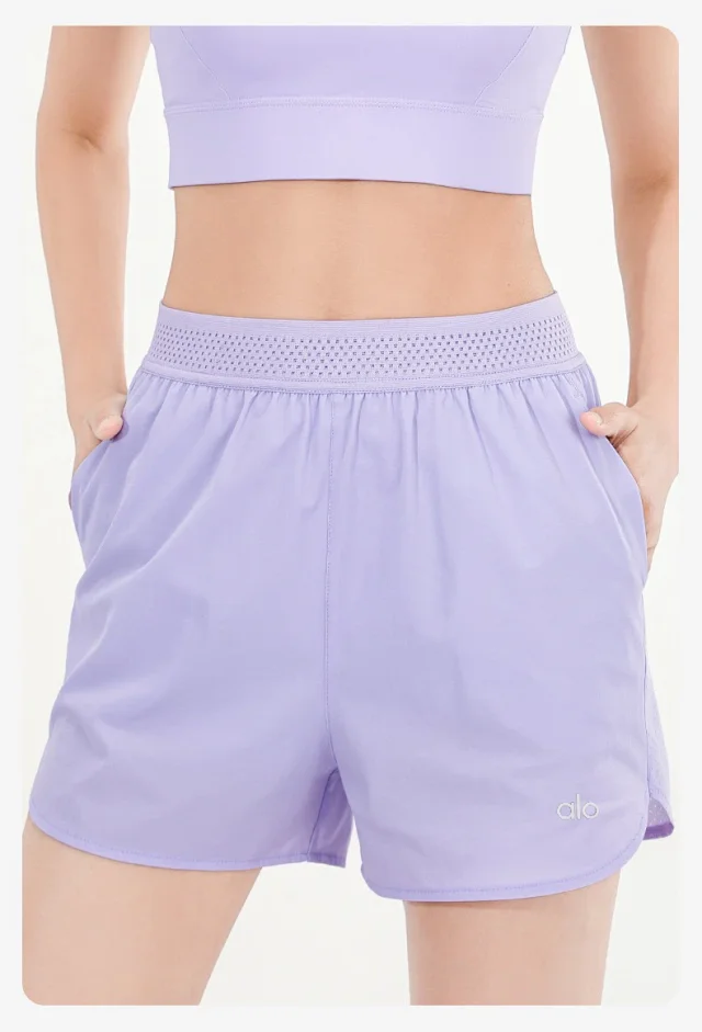 Alo Yoga Shorts Mesh Waistband Running product detail image 2