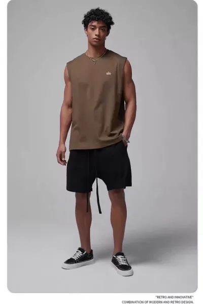 GRA 190G Cotton Vest Olive - 10