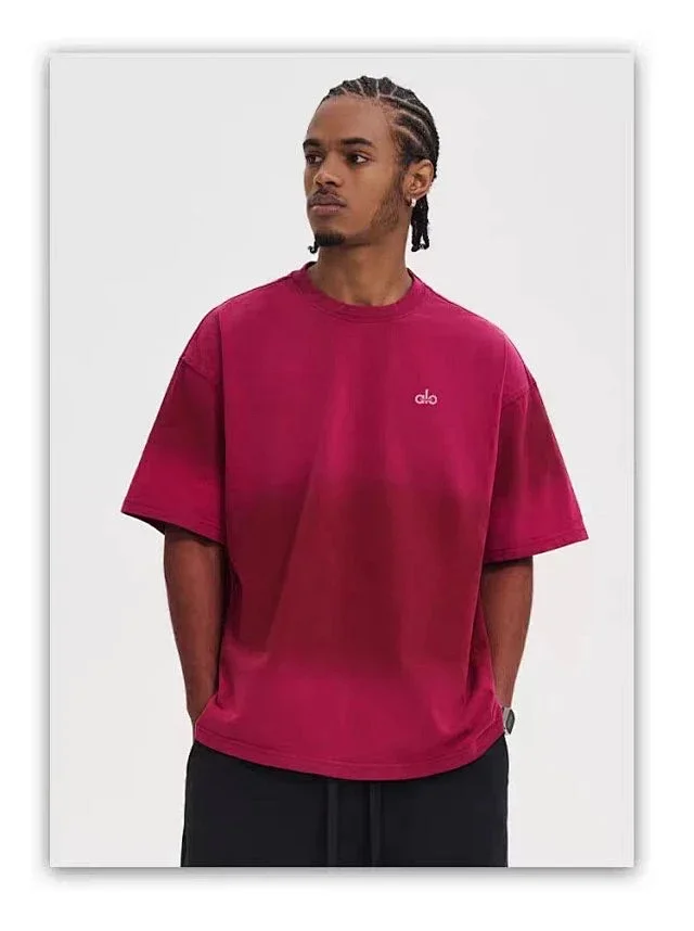 Alo T-Shirts Oversized washed crew-neck T-shirt product detail image 12