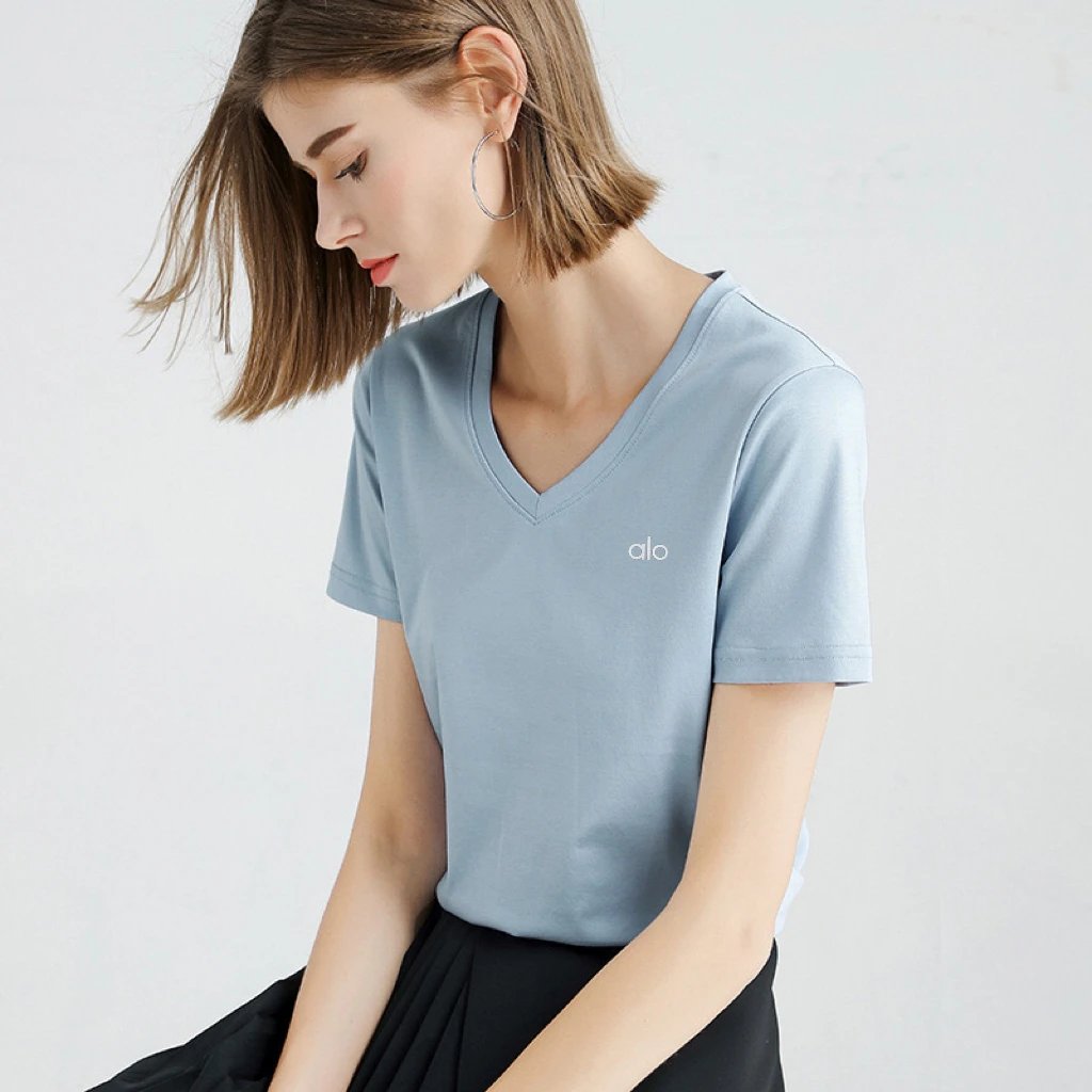 Alo V-Neck T-Shirt [11 styles]