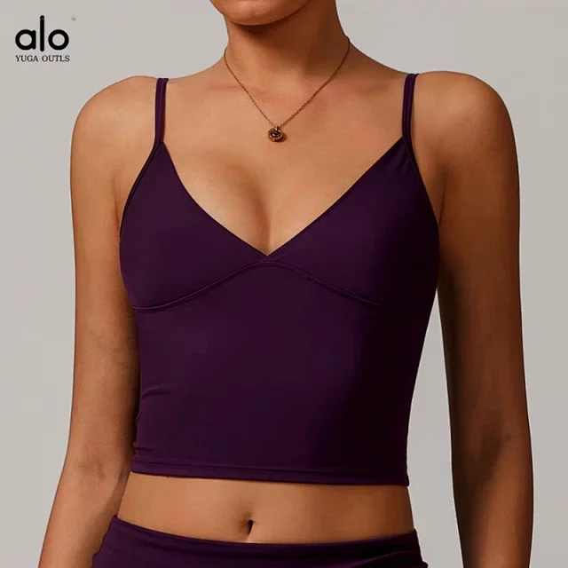 Alo Yoga Underwear DWX8998 V-Neck Sports Bra product detail image 16
