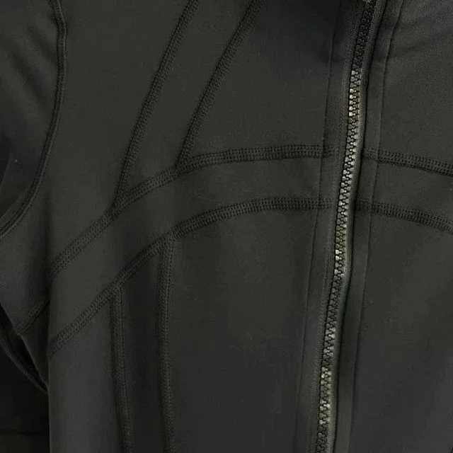 Unbranded Jackets Fitted stand-collar full-zip jacket with thumbholes and zip pockets product detail image 21