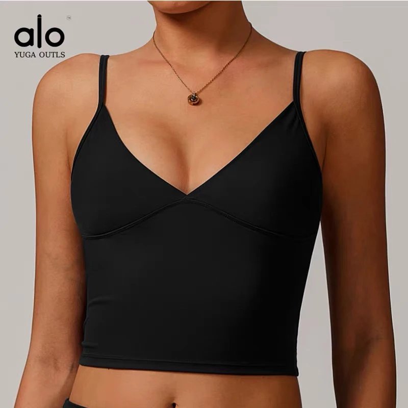 Alo Yoga Outls High-Waisted Fold-Over Shorts Black - 14