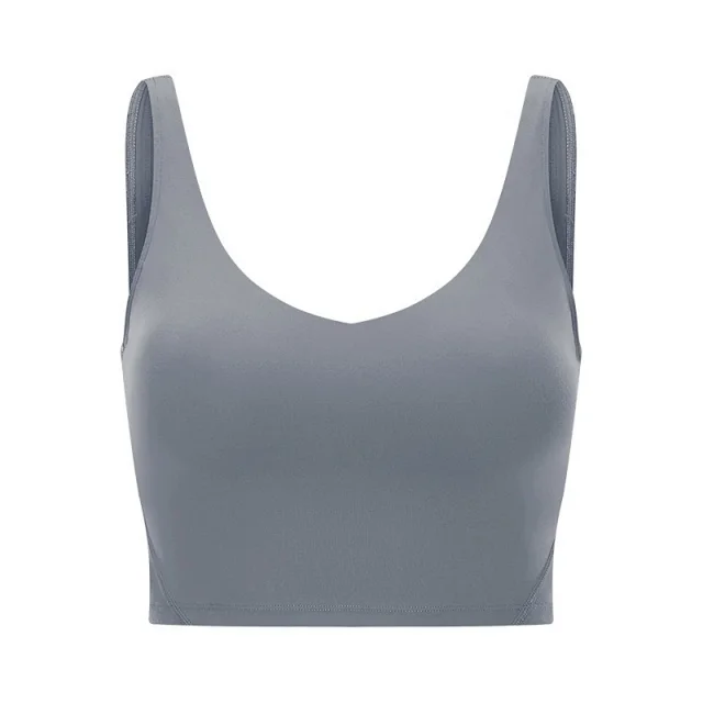 Alo Yoga Underwear Scoop-Neck Longline Sports Bra product detail image 21