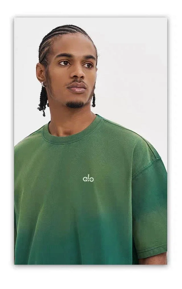 Alo T-Shirts Oversized washed crew-neck T-shirt product detail image 8