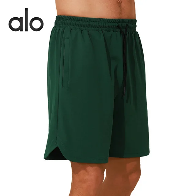 Alo Shorts Elastic Drawstring Athletic with Side Slits product detail image 4