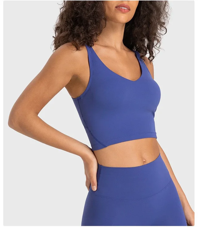 Alo Yoga Underwear Scoop-Neck Longline Sports Bra product detail image 56