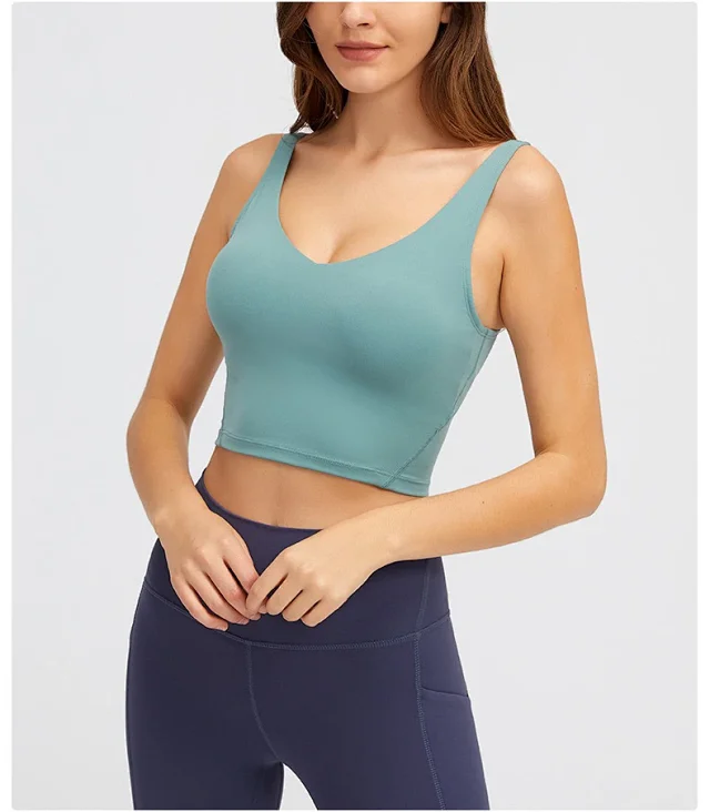 Alo Yoga Underwear Scoop-Neck Longline Sports Bra product detail image 47