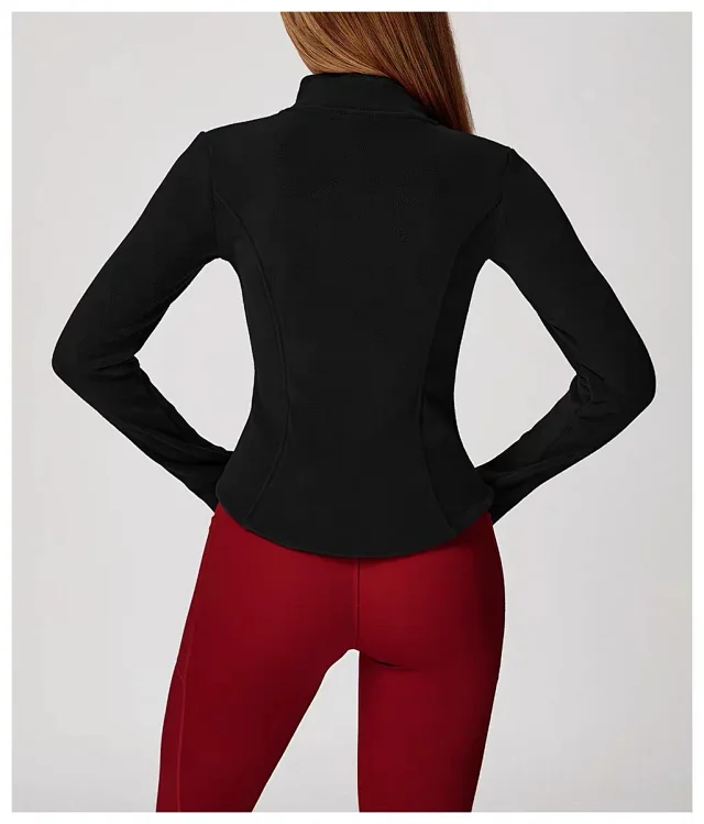 Alo Yoga Jackets Fitted Full-Zip Fleece Jacket product detail image 41