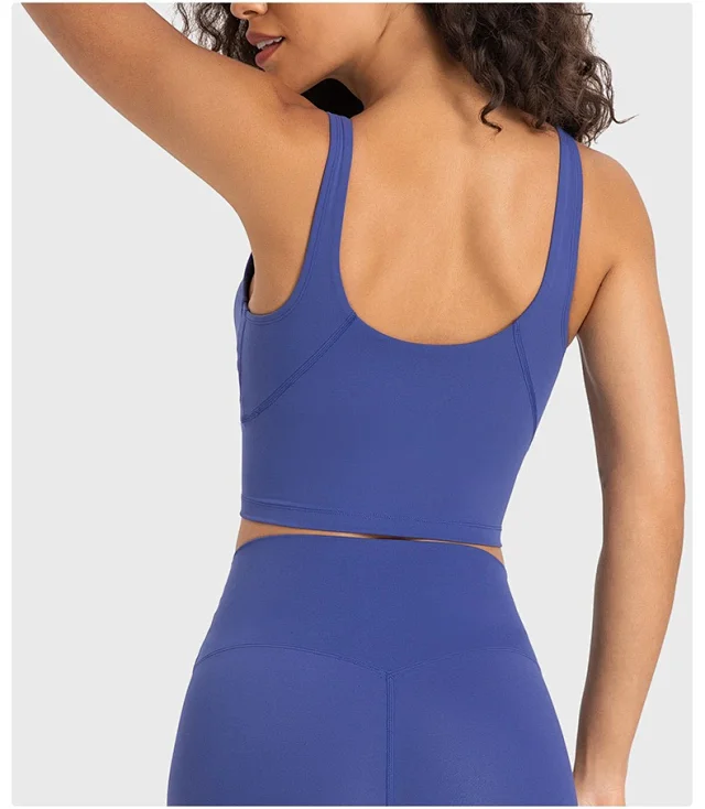 Alo Yoga Underwear Scoop-Neck Longline Sports Bra product detail image 57