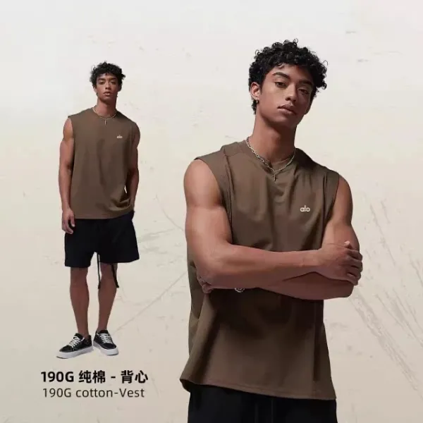 GRA 190G Cotton Vest Olive - 6