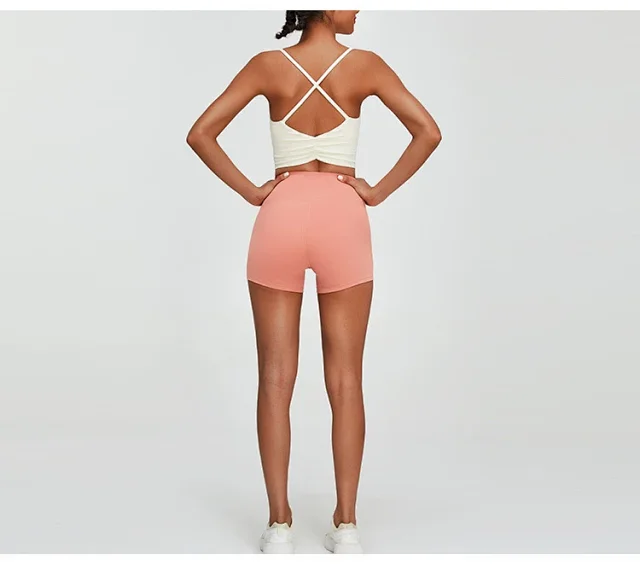 Alo Matching Sets Cropped Strappy Sports Bra and Side-Stripe Shorts Set product detail image 31