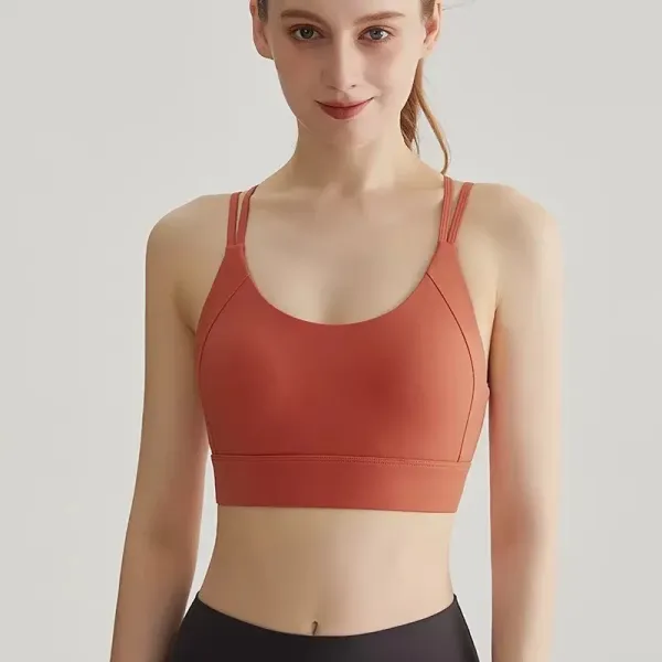 Design Sports Bra Terracotta Activewear Top - 1