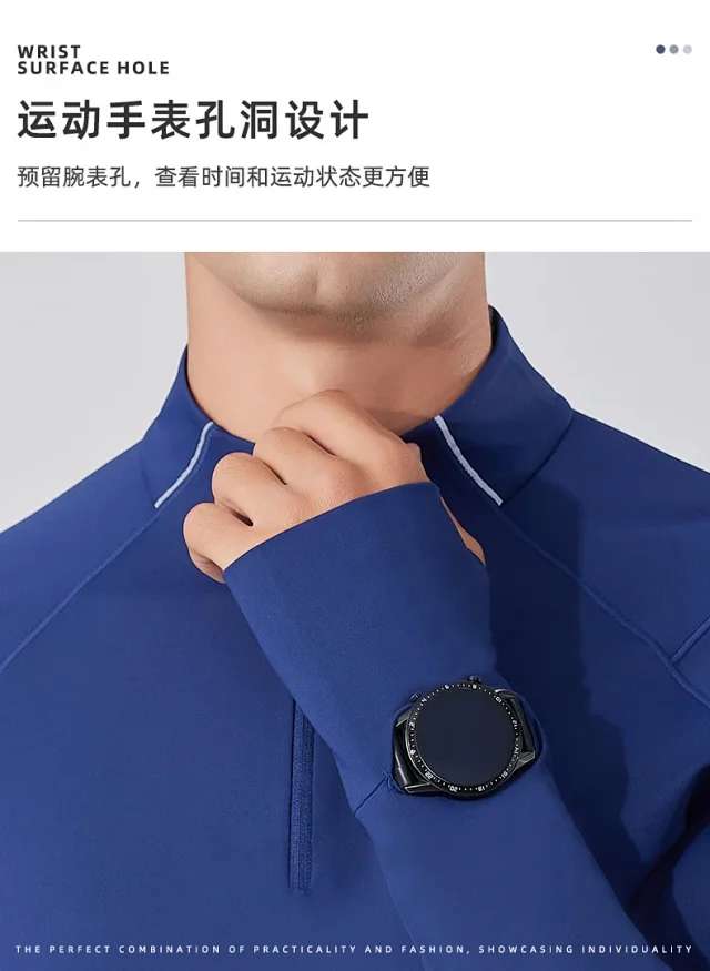 Alo Yoga T-Shirts Long-Sleeve Half-Zip Performance Top product detail image 21