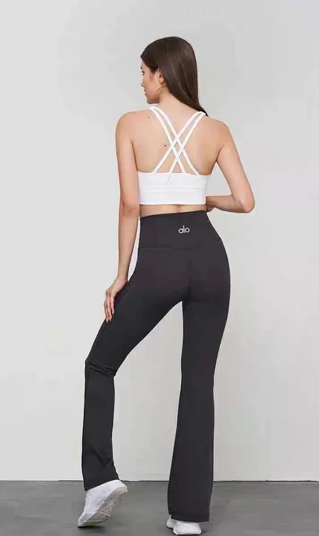 Alo Trousers High-Waisted Flared Yoga product detail image 49