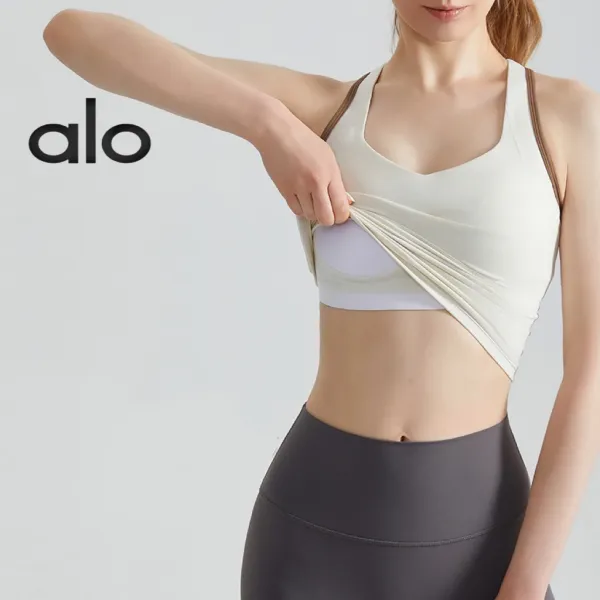 Design Cropped Sports Bra Black Activewear Top - 4