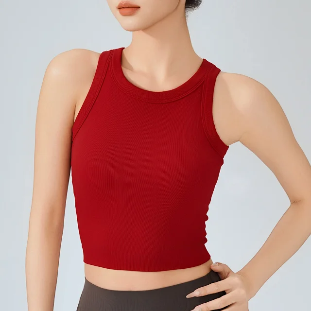 Alo Yoga Vests Ribbed Cropped Tank Top product detail image 13