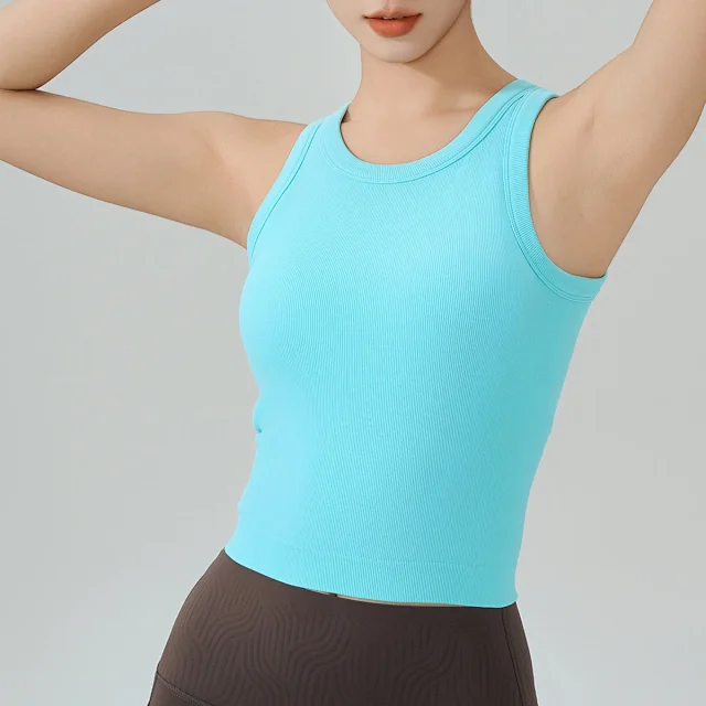 Alo Yoga Vests Ribbed Cropped Tank Top product detail image 10