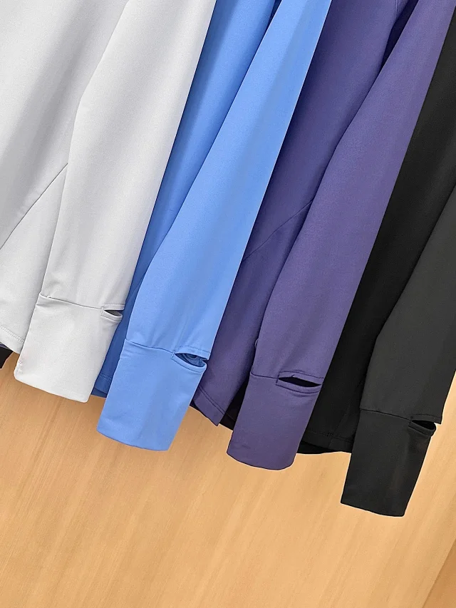 Alo Yoga T-Shirts Long-Sleeve Half-Zip Performance Top product detail image 8