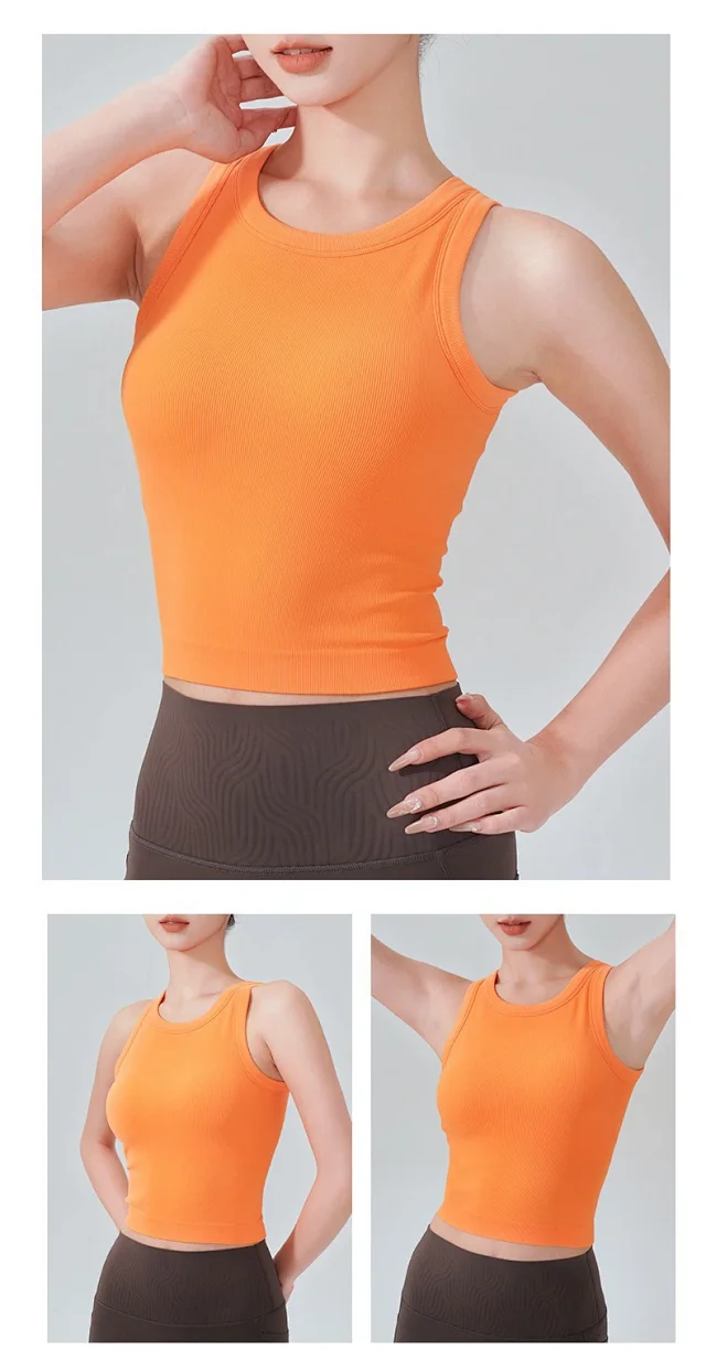 Alo Yoga Vests Ribbed Cropped Tank Top product detail image 25