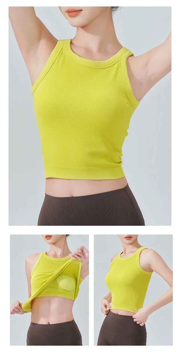 Alo Yoga Vests Ribbed Cropped Tank Top product detail image 26