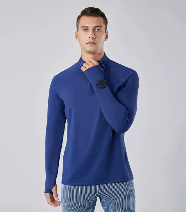 Alo Yoga T-Shirts Long-Sleeve Half-Zip Performance Top product detail image 20