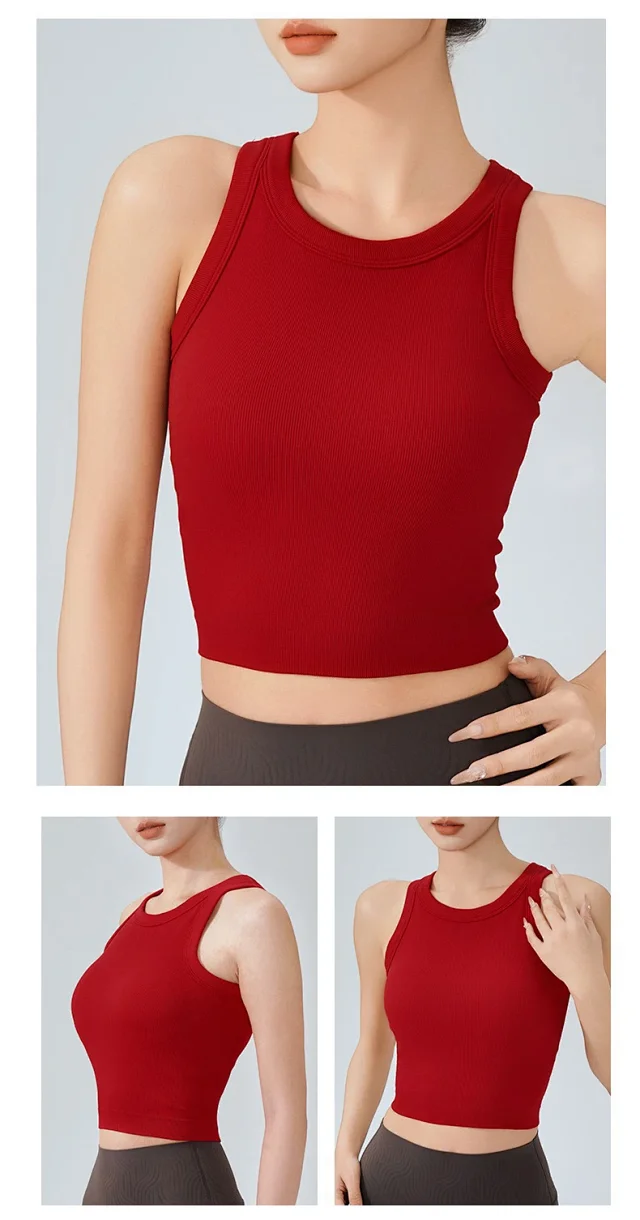 Alo Yoga Vests Ribbed Cropped Tank Top product detail image 28