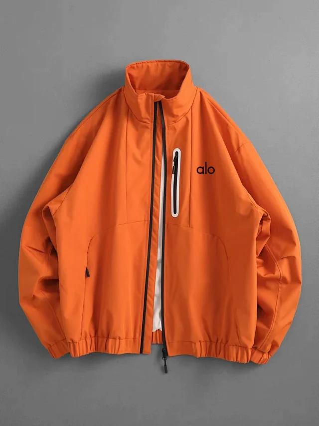 Alo Jackets Stand-Collar Zip Jacket with Chest Pocket product detail image 24