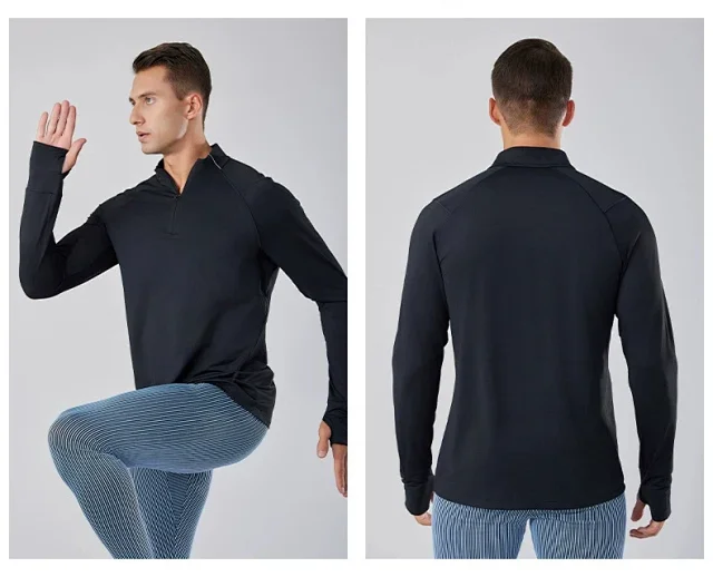 Alo Yoga T-Shirts Long-Sleeve Half-Zip Performance Top product detail image 15
