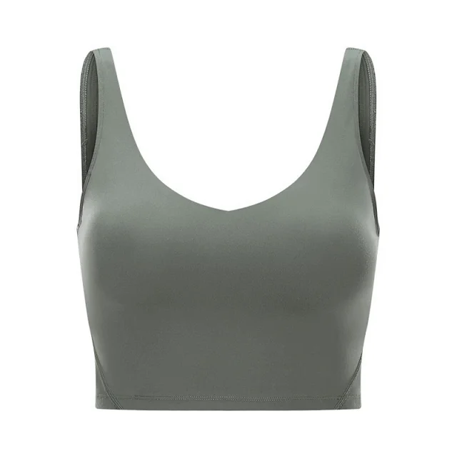 Alo Yoga Underwear Scoop-Neck Longline Sports Bra product detail image 19