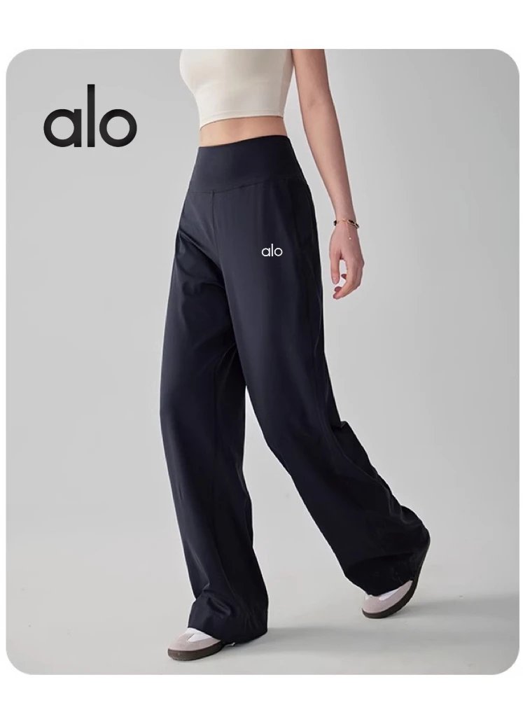 Alo Trousers High-Waisted Wide-Leg Pants image 2