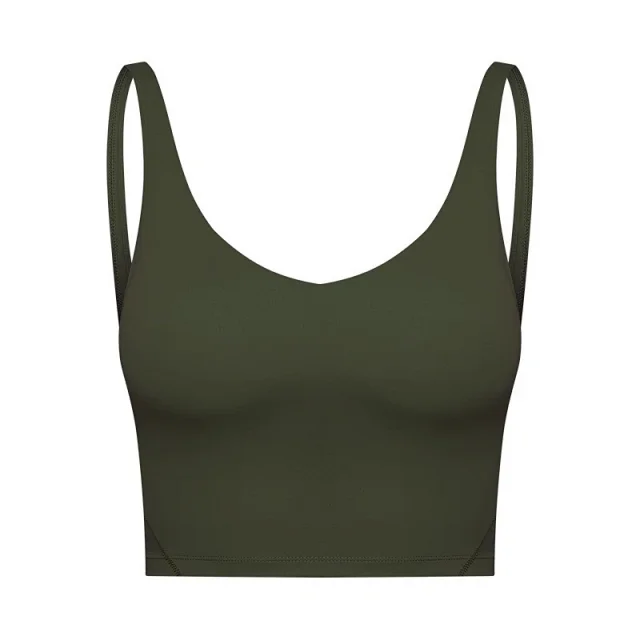 Alo Yoga Underwear Scoop-Neck Longline Sports Bra product detail image 26