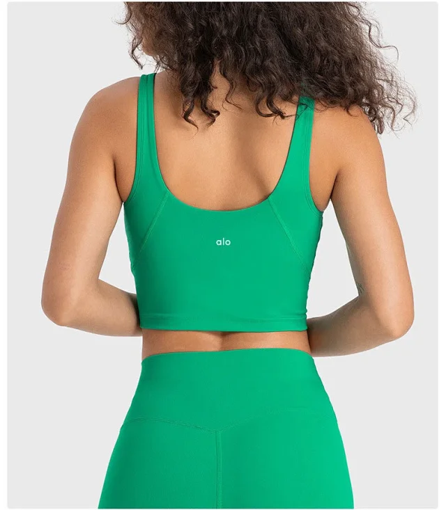 Alo Yoga Underwear Scoop-Neck Longline Sports Bra product detail image 55