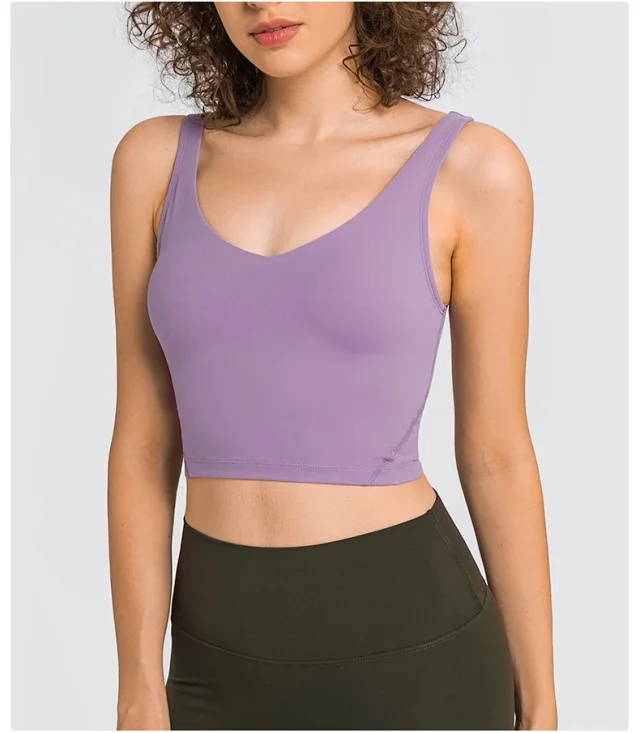 Alo Yoga Underwear Scoop-Neck Longline Sports Bra product detail image 50